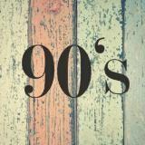 Music of the nineties (clips of the 90s, films, show business)