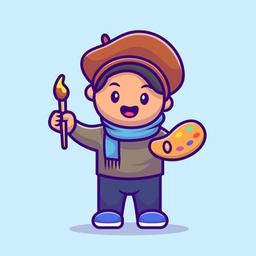 Trabajar para un diseñador, artista.