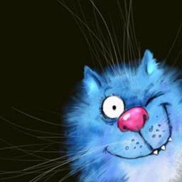 Gatos azuis de Rina Zenyuk
